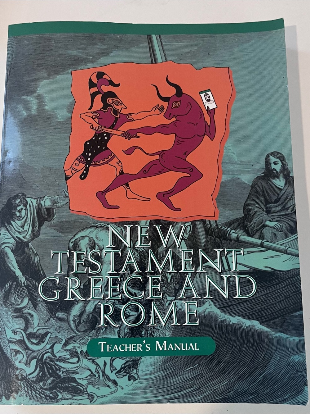 Veritas Press New Testament Greece and Rome Teacher's Manual - Teal & Orange